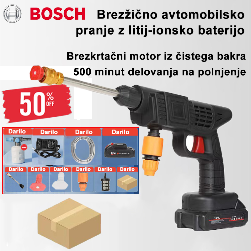 [Pistola ad alta tensione cordless originale Bosch] Alta potenza da 1.000 W/fino a 20 metri: può essere utilizzata fino a 10 ore dopo la ricarica